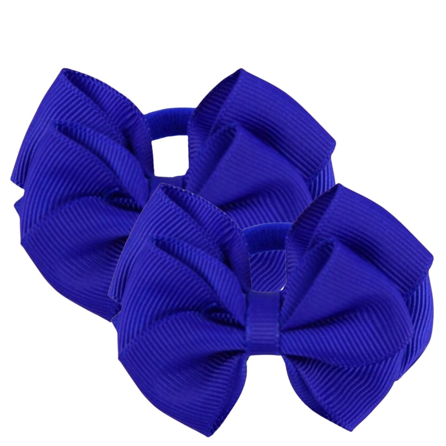 2pc Hair Bows Ponio Ponytail Band Hair Bobbles Hair Ties Hair Band Elastic Headband Elastic Bands Baby Bows Girls Hair Bows for Toddler Hair Accessories& Girls